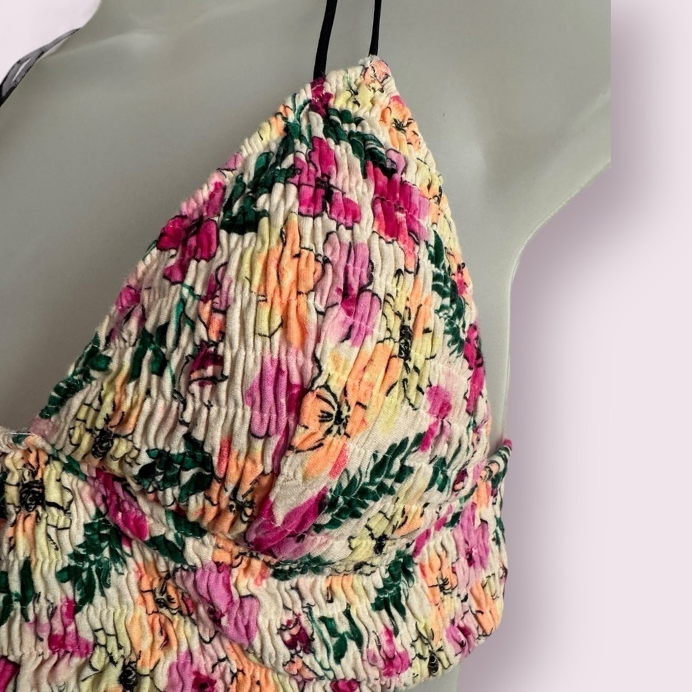 PINK Victoria’s Secret Floral Bralette Multicolor Wireless Size M - Picture 8 of 8